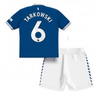 Camisa de time de futebol Everton James Tarkowski #6 Replicas 1º Equipamento Infantil 2023-24 Manga Curta (+ Calças curtas)